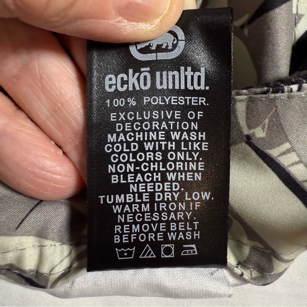 Ecko Unltd Gray Tropical Cargo Shorts Mens Sz34 NWOT - Picture 8 of 12
